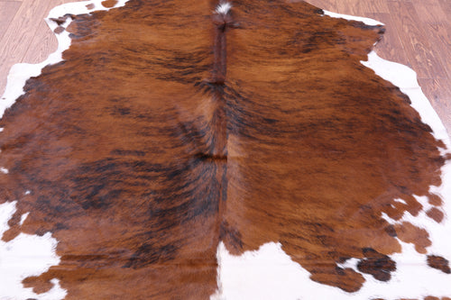 Brindle Natural Cowhide Rug - X-Large 7'0