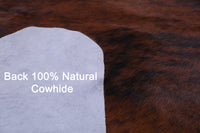 Thumbnail for Brindle Natural Cowhide Rug - XLarge 7'0