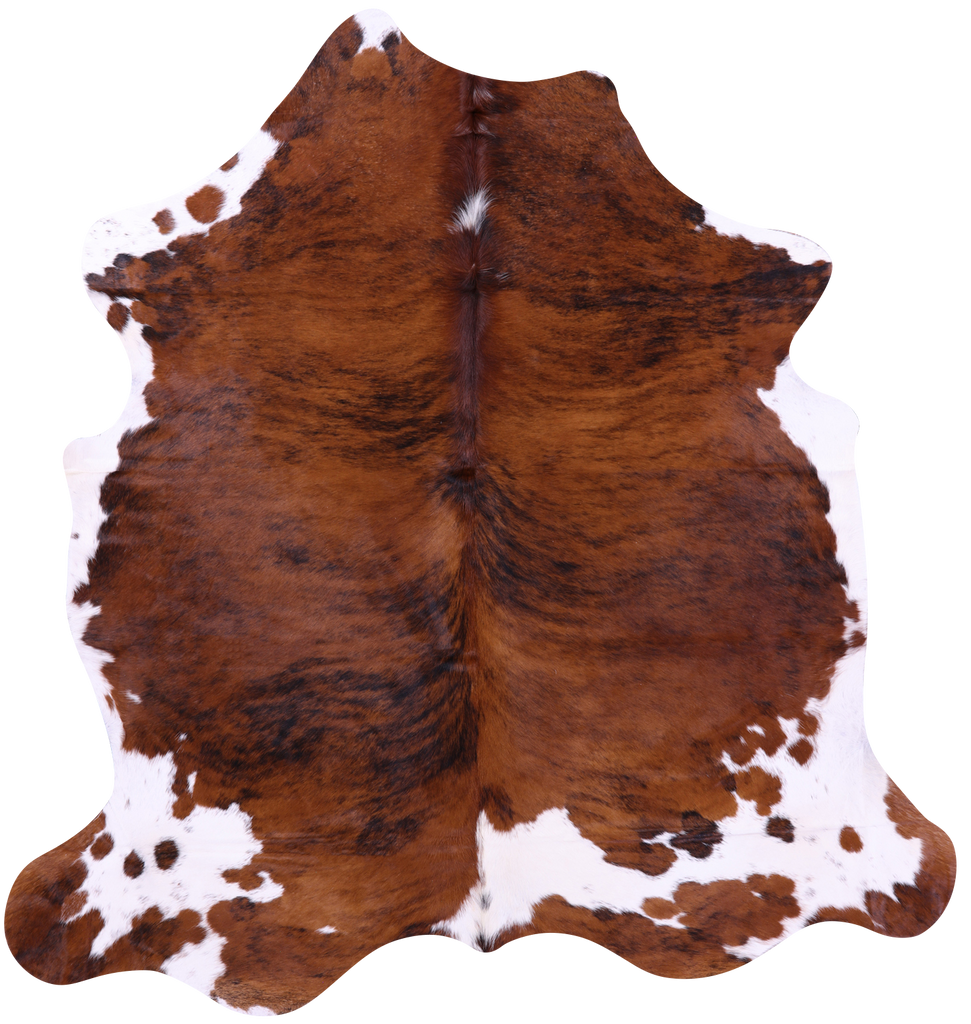 Brindle Natural Cowhide Rug - X-Large 7'0"H x 6'8"W