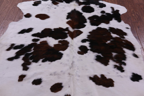 Tricolor Natural Cowhide Rug - Large 6'5