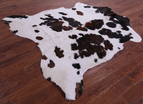 Tricolor Natural Cowhide Rug - Large 6'5