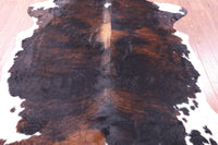 Thumbnail for Tricolor Natural Cowhide Rug - XLarge 7'1