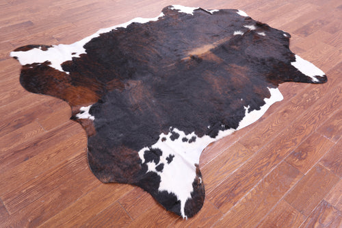 Tricolor Natural Cowhide Rug - X-Large 7'1