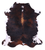 Tricolor Natural Cowhide Rug - XLarge 7'1"H x 6'4"W