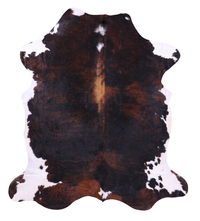 Thumbnail for Tricolor Natural Cowhide Rug - XLarge 7'1