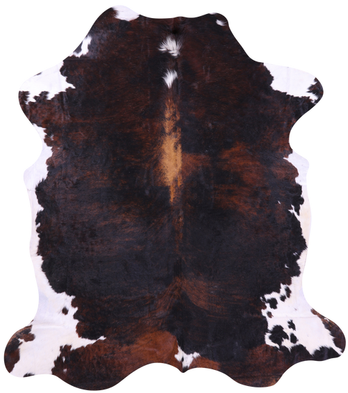 Tricolor Natural Cowhide Rug - X-Large 7'1