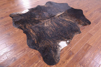 Thumbnail for Brindle Natural Cowhide Rug - XLarge 7'3