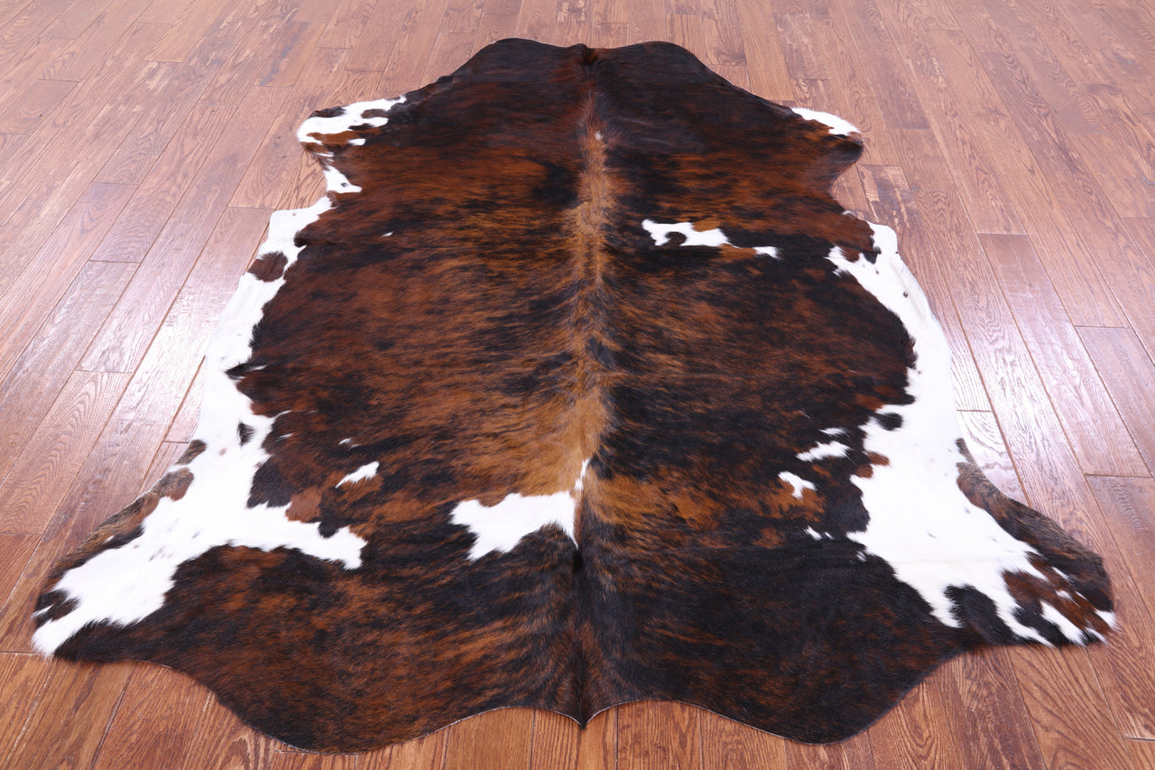 Brindle Natural Cowhide Rug - XLarge 7'6"H x 6'0"W