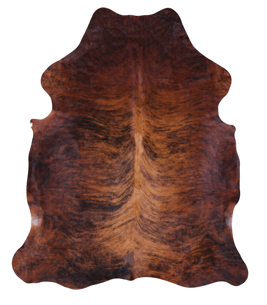 Brindle Natural Cowhide Rug - X-Large 7'1"H x 5'10"W