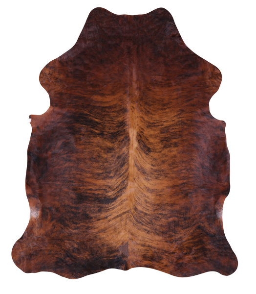 Brindle Natural Cowhide Rug - XLarge 7'1"H x 5'10"W