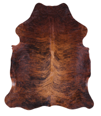 Thumbnail for Brindle Natural Cowhide Rug - XLarge 7'1