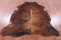 Thumbnail for Brindle Natural Cowhide Rug - XLarge 7'1