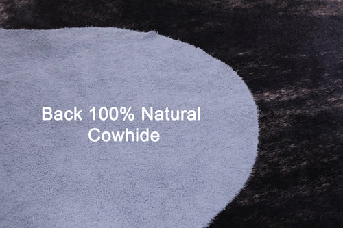 Grey Brindle Natural Cowhide Rug - X-Large 7'6