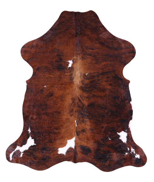 Brown Natural Cowhide Rug - XLarge 7'5"H x 6'5"W