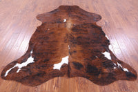 Thumbnail for Brown Natural Cowhide Rug - XLarge 7'5