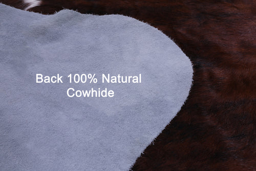 Brown Natural Cowhide Rug - X-Large 7'5
