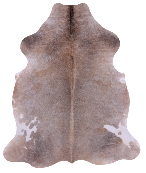 Champagne Natural Cowhide Rug - Medium 6'2"H x 5'2"W