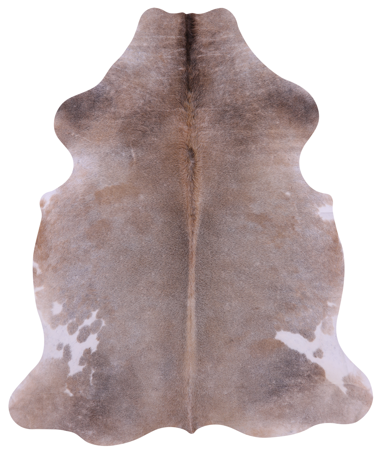 Champagne Natural Cowhide Rug - Medium 6'2"H x 5'2"W