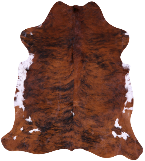 Brindle Natural Cowhide Rug - Large 6'7