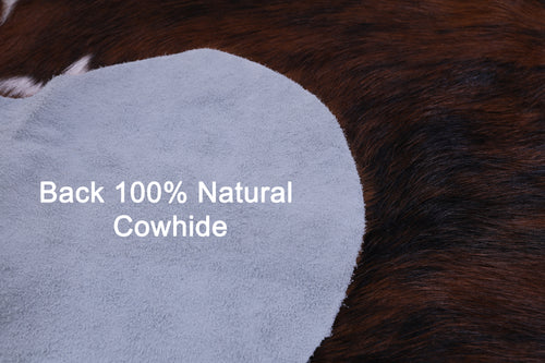 Brindle Natural Cowhide Rug - Large 6'7