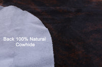 Thumbnail for Brindle Natural Cowhide Rug - XLarge 7'6