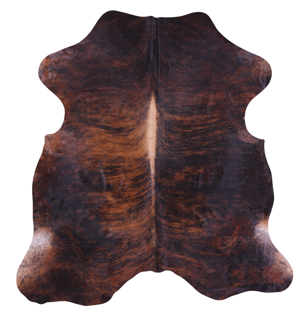 Brindle Natural Cowhide Rug - X-Large 7'6"H x 7'1"W