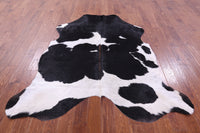 Thumbnail for Black & White Natural Cowhide Rug - Large 6'10