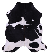 Thumbnail for Black & White Natural Cowhide Rug - Large 6'10