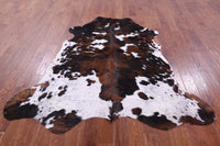 Thumbnail for Tricolor Natural Cowhide Rug - XLarge 7'0