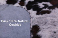 Thumbnail for Tricolor Natural Cowhide Rug - XLarge 7'0