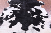 Thumbnail for Black & White Natural Cowhide Rug - Medium 6'0