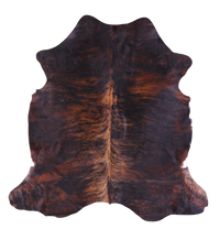 Thumbnail for Brindle Natural Cowhide Rug - Large 6'9