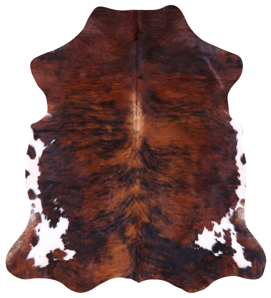 Brindle Natural Cowhide Rug - Large 6'9"H x 6'0"W