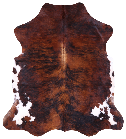 Brindle Natural Cowhide Rug - Large 6'9