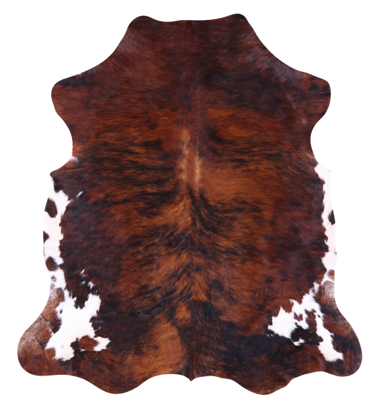 Brindle Natural Cowhide Rug - Large 6'9"H x 6'0"W