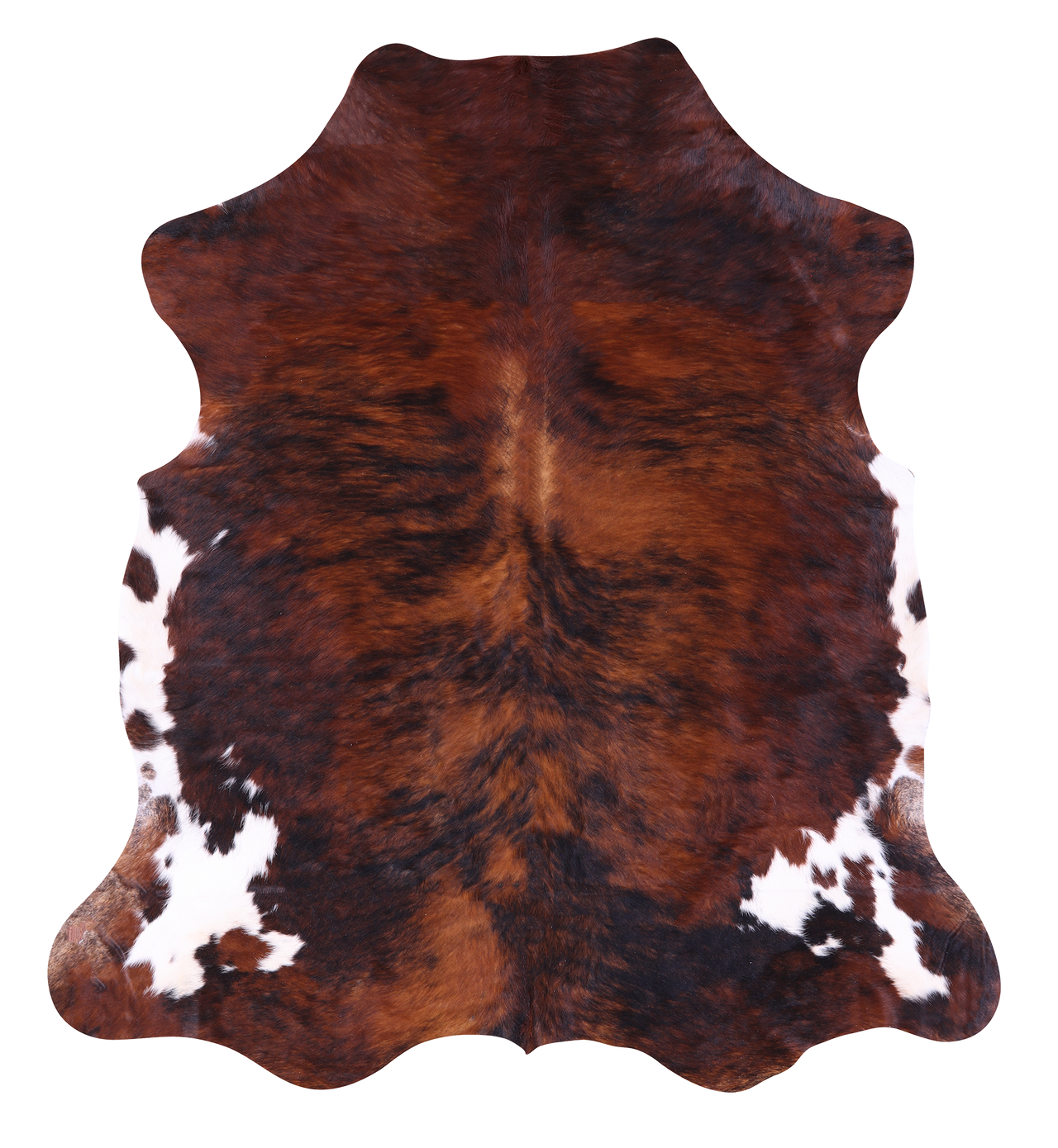 Brindle Natural Cowhide Rug - Large 6'9"H x 6'0"W