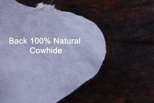 Brindle Natural Cowhide Rug - Large 6'9