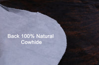 Thumbnail for Brindle Natural Cowhide Rug - Large 6'10