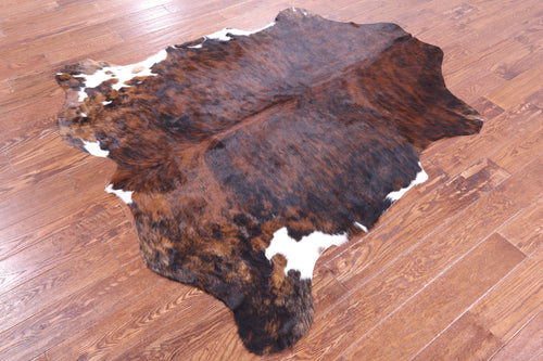 Brindle Natural Cowhide Rug - Medium 6'1