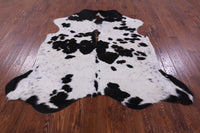 Thumbnail for Brown & White Natural Cowhide Rug - Large 6'6