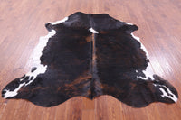 Thumbnail for Tricolor Natural Cowhide Rug - XLarge 7'0