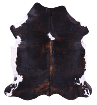 Thumbnail for Tricolor Natural Cowhide Rug - XLarge 7'0