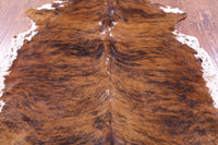 Thumbnail for Brindle Natural Cowhide Rug - Large 6'6