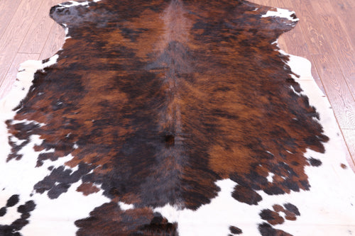 Tricolor Natural Cowhide Rug - X-Large 7'5