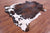 Tricolor Natural Cowhide Rug - XLarge 7'5"H x 6'5"W