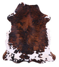 Thumbnail for Tricolor Natural Cowhide Rug - XLarge 7'5