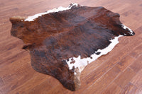 Thumbnail for Tricolor Natural Cowhide Rug - XLarge 7'3