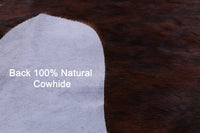 Thumbnail for Tricolor Natural Cowhide Rug - XLarge 7'3