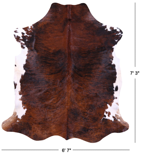 Brindle Natural Cowhide Rug - X-Large 7'3