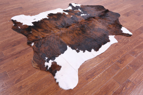 Tricolor Natural Cowhide Rug - X-Large 7'6